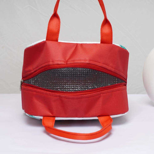 Personalised Animals Printed Kids Lunch Bag With Handle